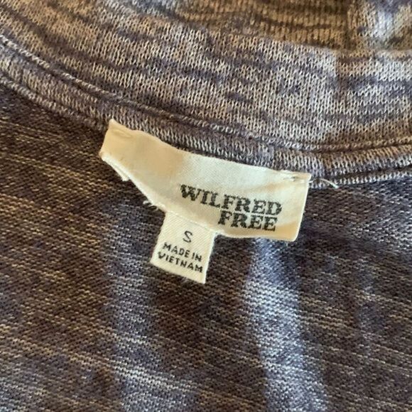 Wilfred Free Heather Grey & Blue Long Sleeve Top - Picture 6 of 6